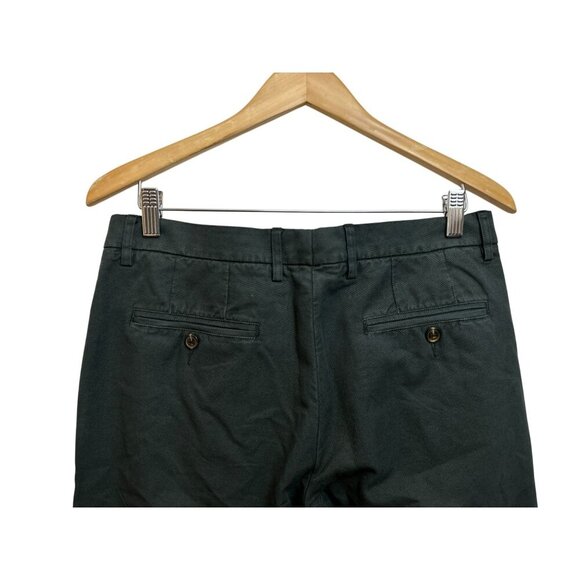 SPIER & MACKAY Slim Fit Green Chinos Mens Size 32 Cotton Blend Casual Pants - Picture 10 of 11